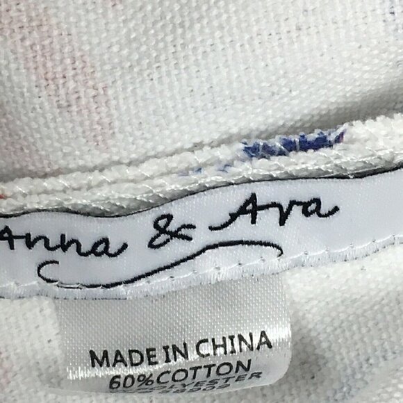 ANNA & AVA Soho Sling Backpack Love America Heart Patriotic Canvas Nautical NWOT - Picture 3 of 7